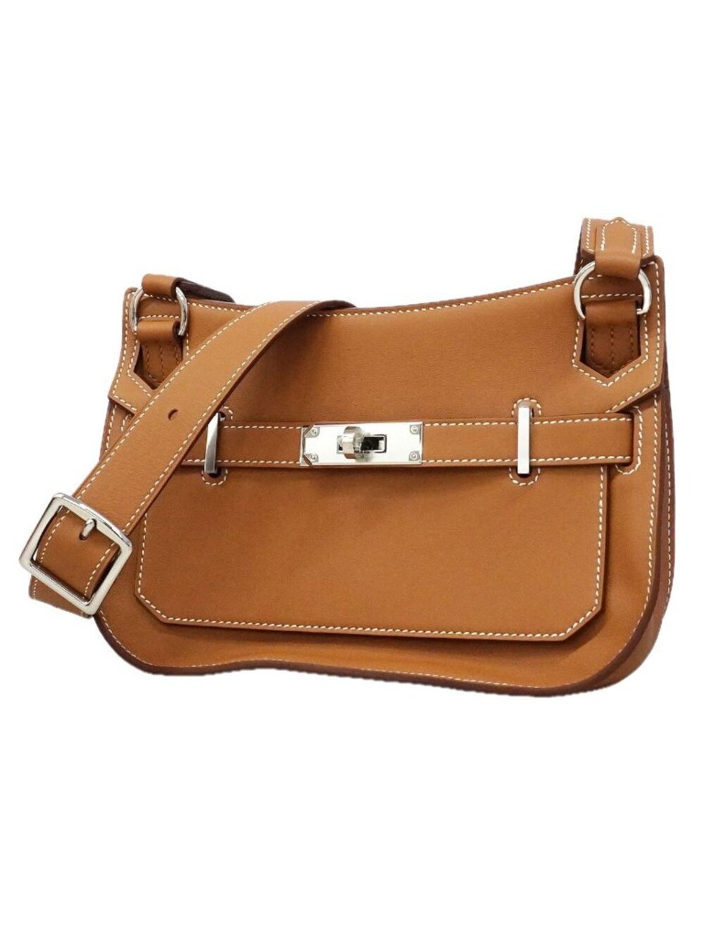 Hermes Shoulder Bag Jypsiere Mini Swift Gold Silver